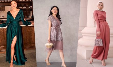 Pakaian Perempuan Gaun Yang Di Indah Dan Anggun