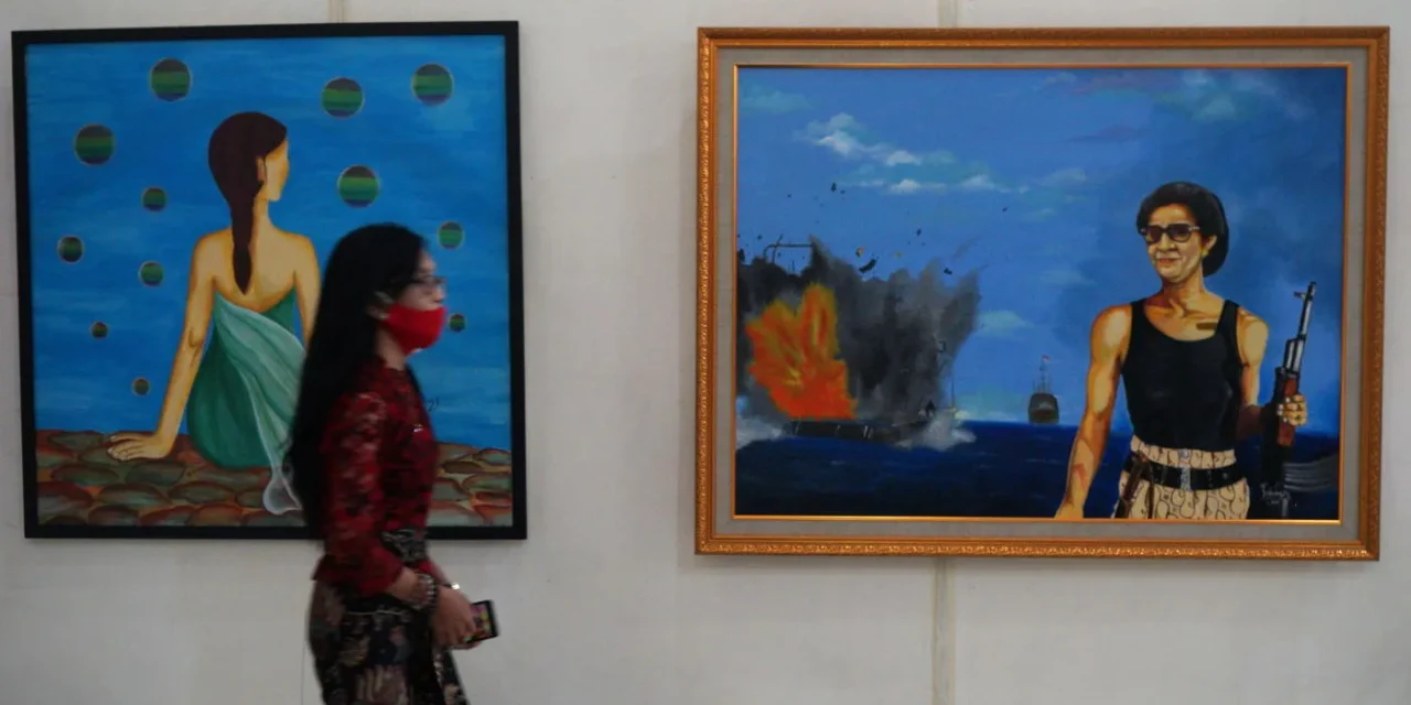 Imajinasi Visual Yang Di Terapkan Pada Sebuah Lukisan