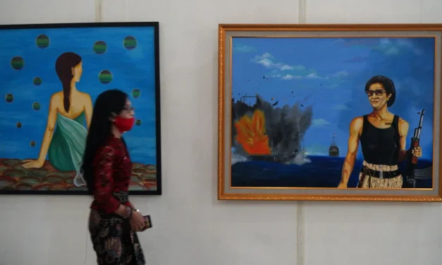 Imajinasi Visual Yang Di Terapkan Pada Sebuah Lukisan