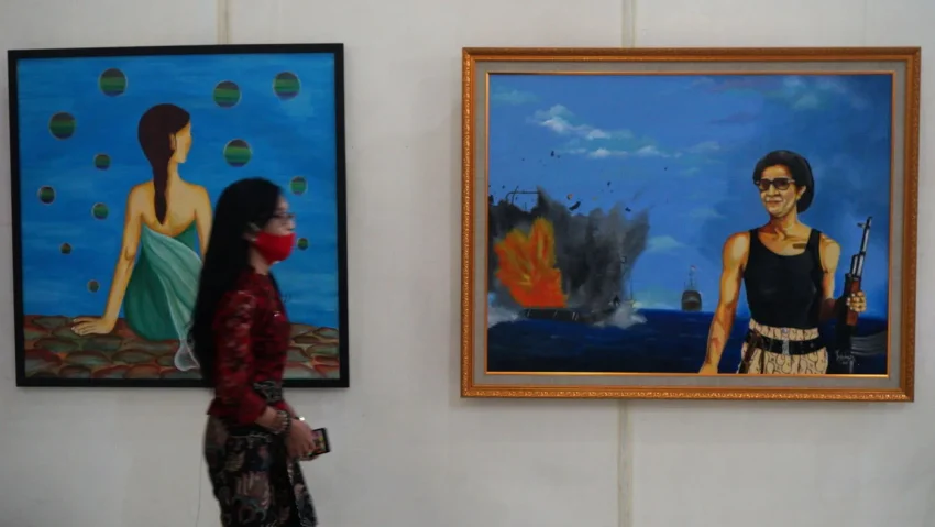 Imajinasi Visual Yang Di Terapkan Pada Sebuah Lukisan