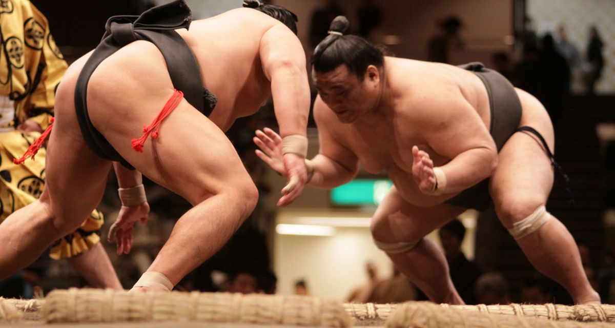 Para Atlet Dari Olahraga Tradisional Jepang Sumo