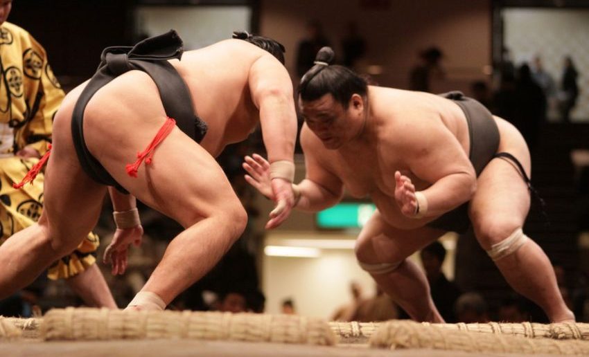 Para Atlet Dari Olahraga Tradisional Jepang Sumo