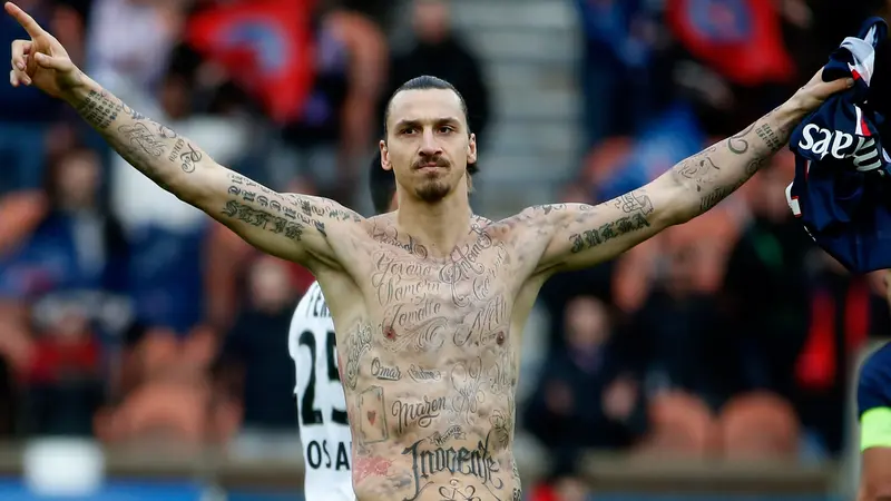 Pesepakbola Berfisik Besar Seorang Zlatan Ibrahimovic